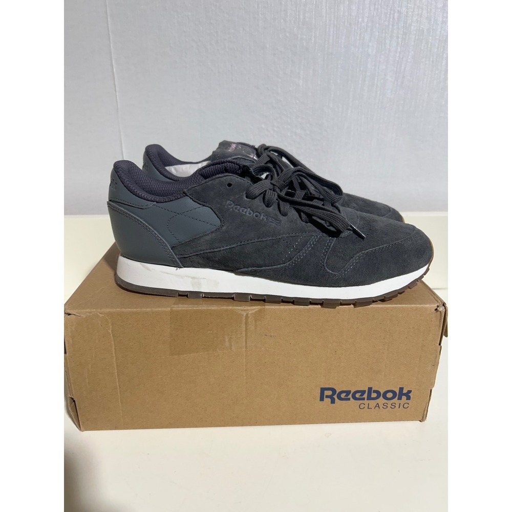 Reebok Classic Leather EB Womens Ash Grey Suede Sneakers BS5113 Size 9